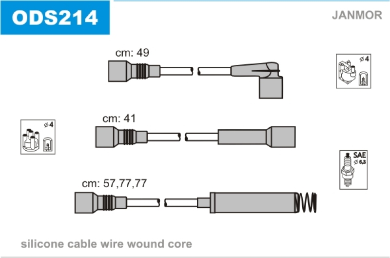 JANMOR Zündleitungssatz