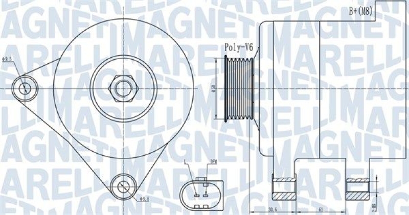 MAGNETI MARELLI Alternator