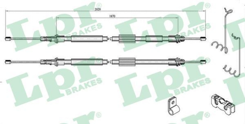 LPR Cable Pull, parking brake