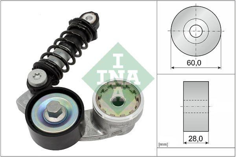 Schaeffler INA Riemenspanner, Keilrippenriemen