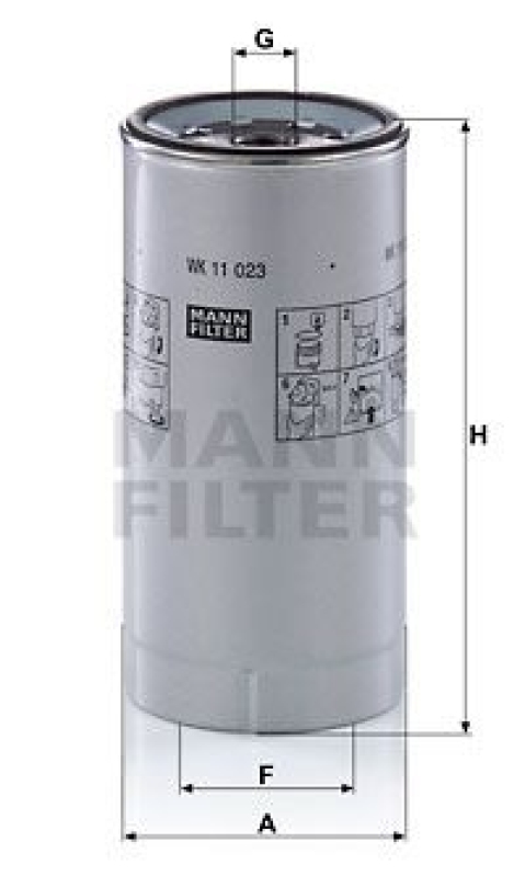 MANN-FILTER Fuel Filter