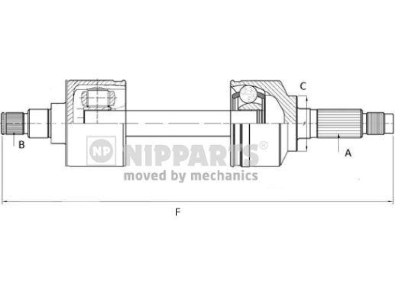 NIPPARTS Drive Shaft