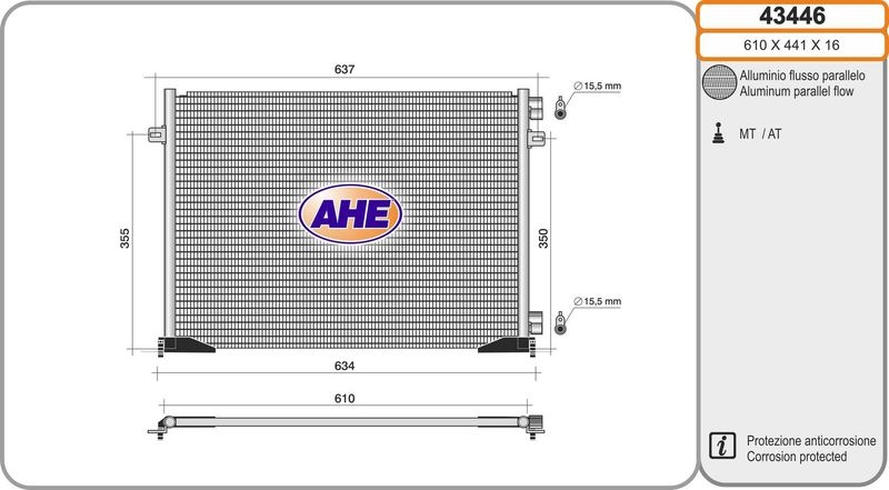 AHE Condenser, air conditioning