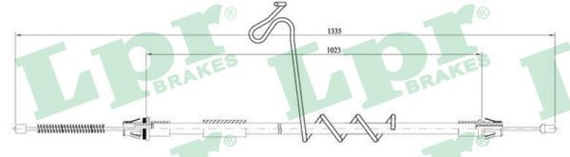 LPR Cable Pull, parking brake