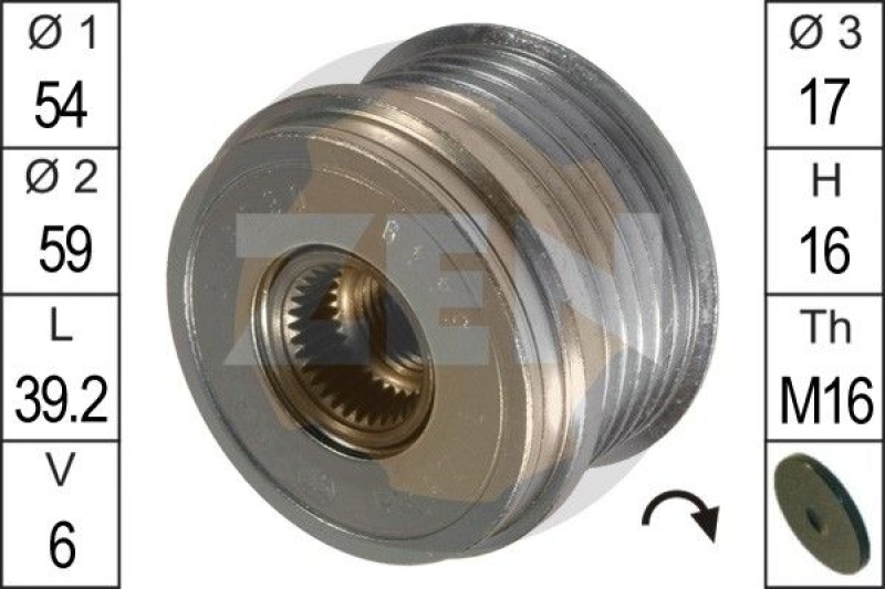 ERA Alternator Freewheel Clutch