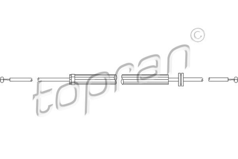 TOPRAN Bonnet Cable