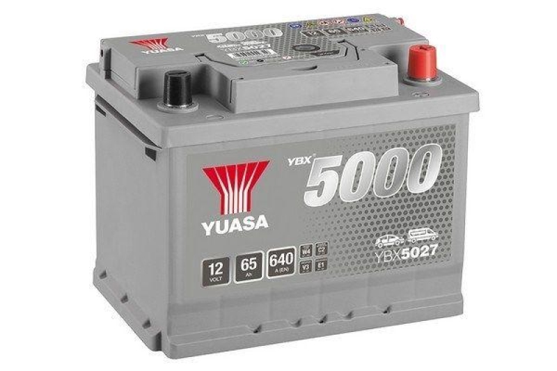 YUASA Starterbatterie YBX5000 Silver High Performance SMF Batteries