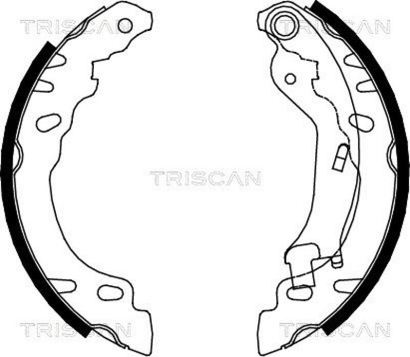 TRISCAN Bremsbackensatz