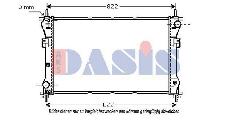 AKS DASIS Radiator, engine cooling