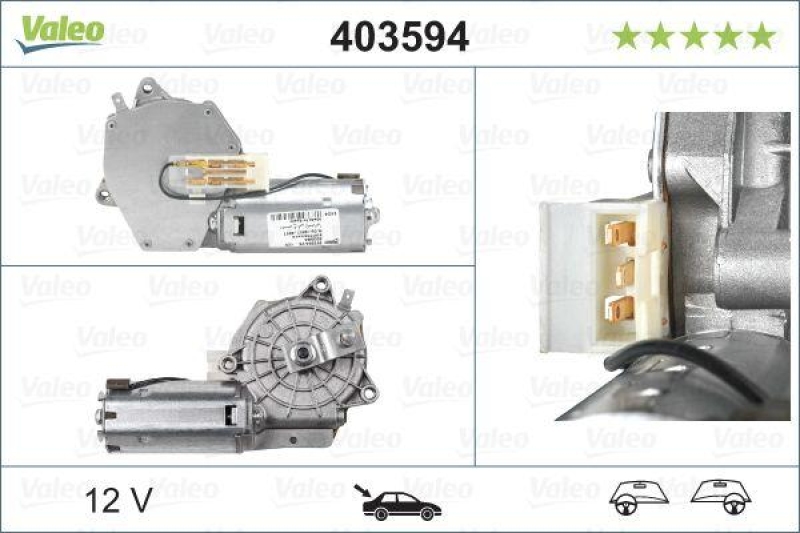 VALEO Wischermotor ORIGINAL TEIL