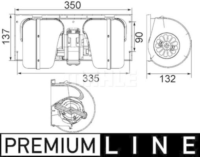 MAHLE Innenraumgebläse BEHR *** PREMIUM LINE ***