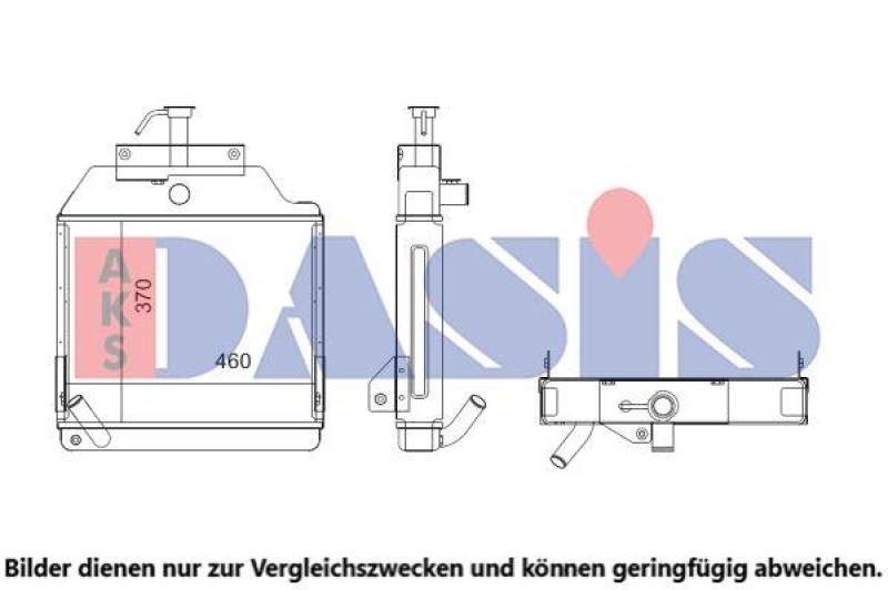 AKS DASIS Kühler, Motorkühlung