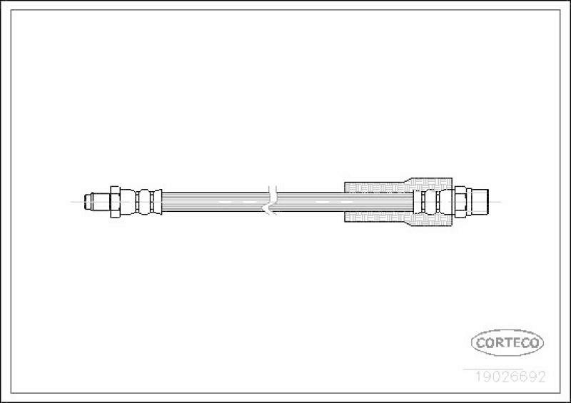 CORTECO Bremsschlauch