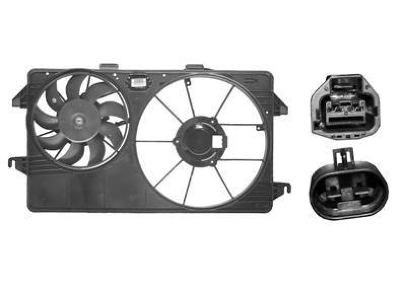 VAN WEZEL Fan, radiator