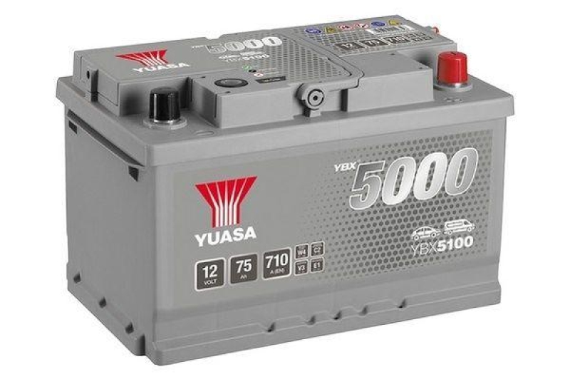 YUASA Starterbatterie YBX5000 Silver High Performance SMF Batteries