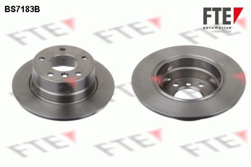 2x FTE Bremsscheibe COATED RANGE