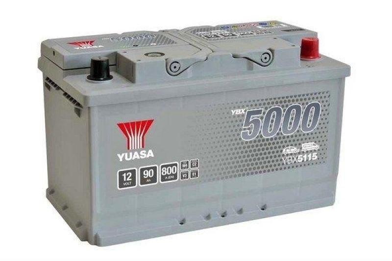 YUASA Starterbatterie YBX5000 Silver High Performance SMF Batteries