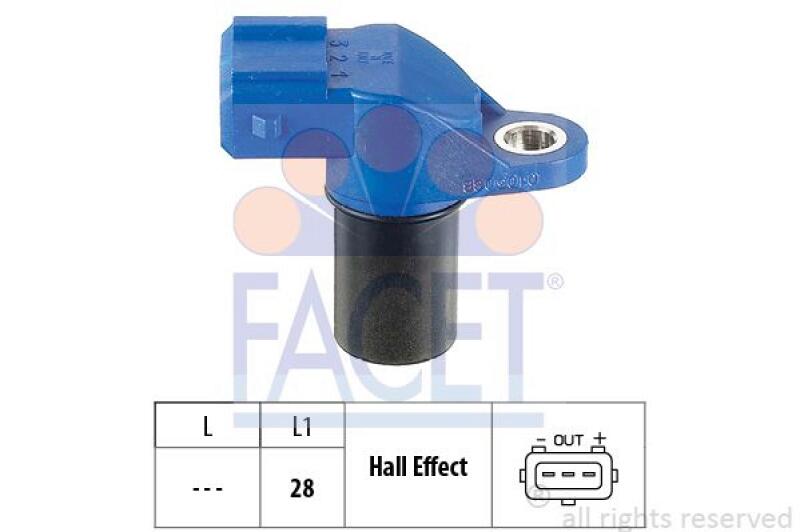 FACET Sensor, RPM Made in Italy - OE Equivalent