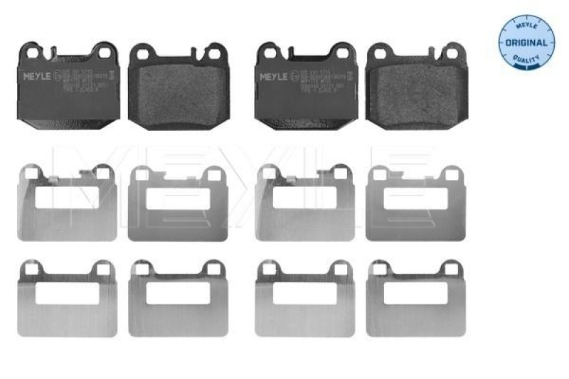 MEYLE Brake Pad Set, disc brake MEYLE-ORIGINAL: True to OE.