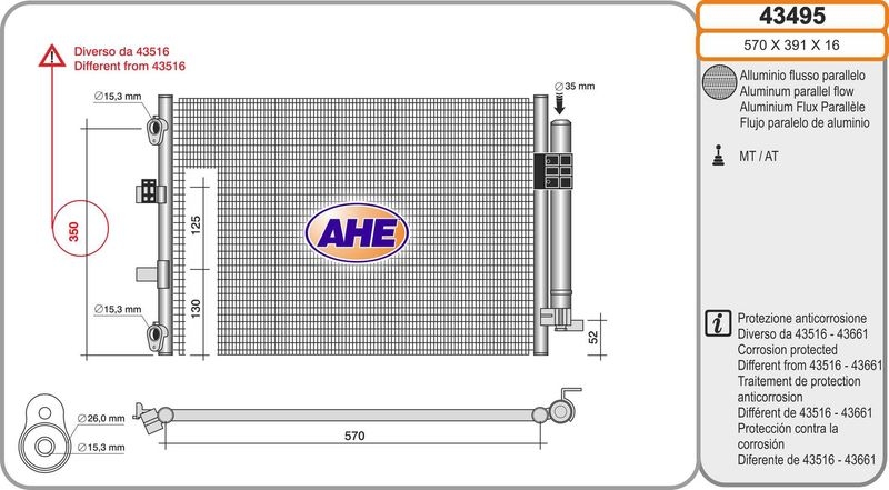 AHE Condenser, air conditioning