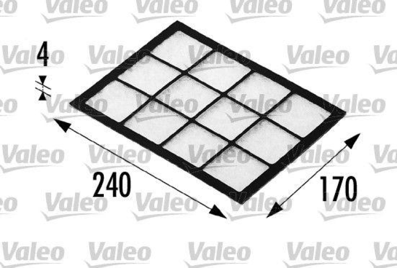 VALEO Filter, Innenraumluft VALEO ESSENTIAL