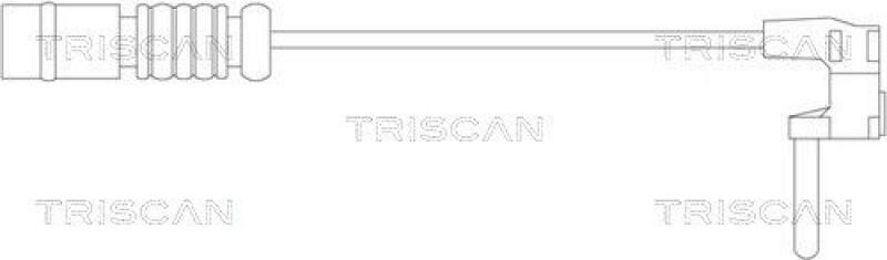TRISCAN Warning Contact, brake pad wear