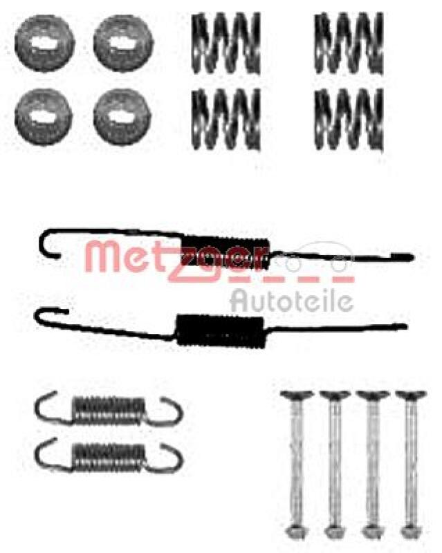 METZGER Accessory Kit, brake shoes