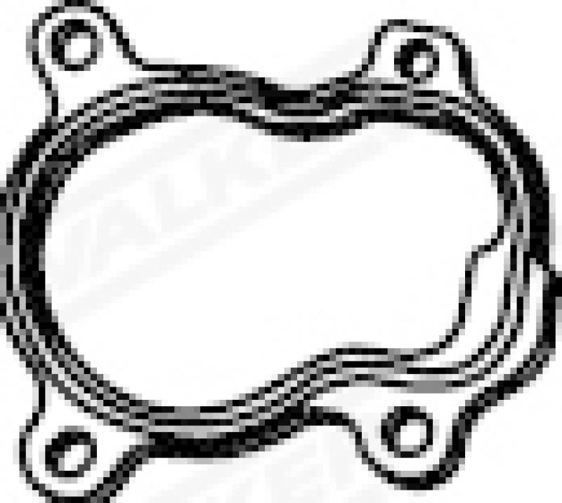 WALKER Gasket, exhaust pipe