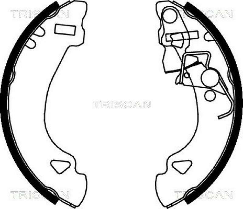 TRISCAN Bremsbackensatz