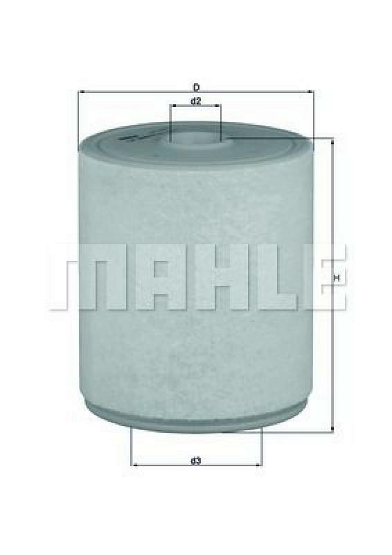 MAHLE ORIGINAL Luftfilter