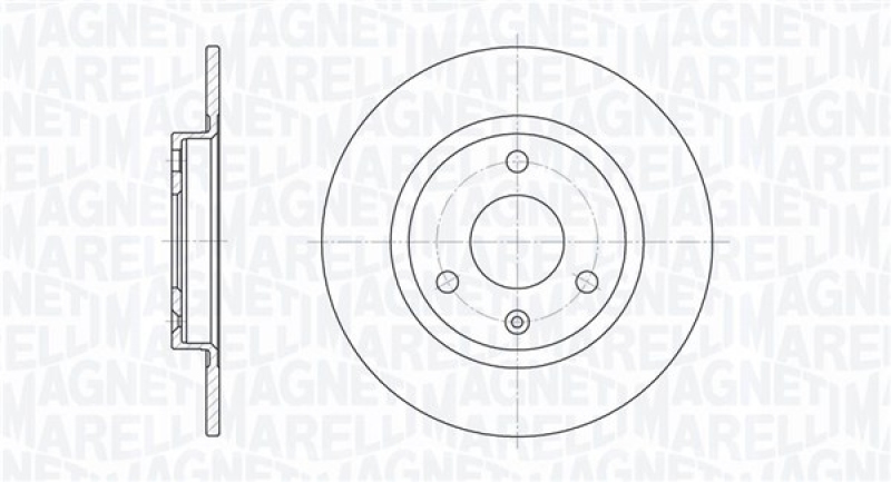 MAGNETI MARELLI Bremsscheibe