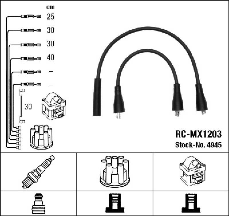 NGK Ignition Cable Kit