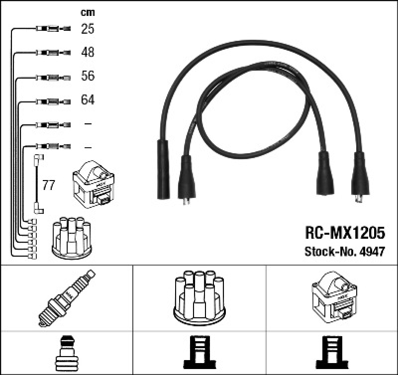 NGK Ignition Cable Kit