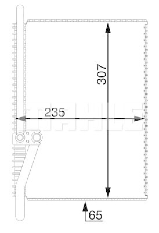 MAHLE Verdampfer, Klimaanlage BEHR