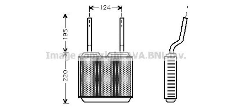 AVA QUALITY COOLING Wärmetauscher, Innenraumheizung