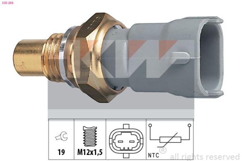 KW Sensor, Kühlmitteltemperatur Made in Italy - OE Equivalent