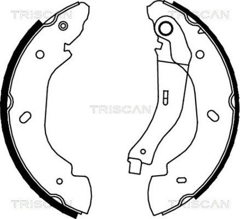 TRISCAN Bremsbackensatz