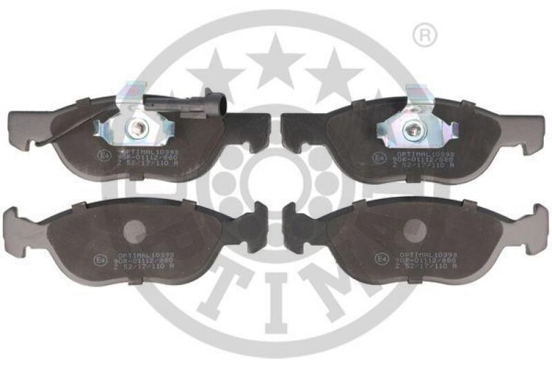 OPTIMAL Brake Pad Set, disc brake