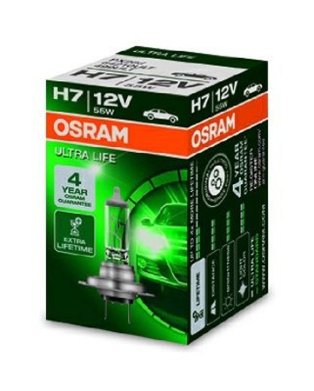 OSRAM H7 Hauptscheinwerfer ULTRA LIFE Glühlampe