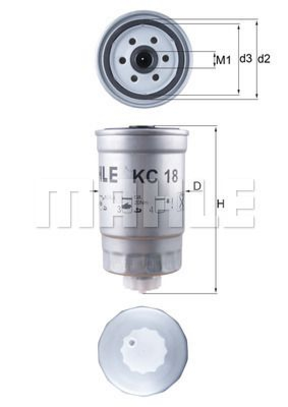 KNECHT Kraftstofffilter