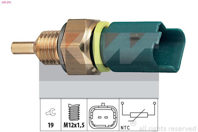 KW Sensor, Kühlmitteltemperatur Made in Italy - OE Equivalent