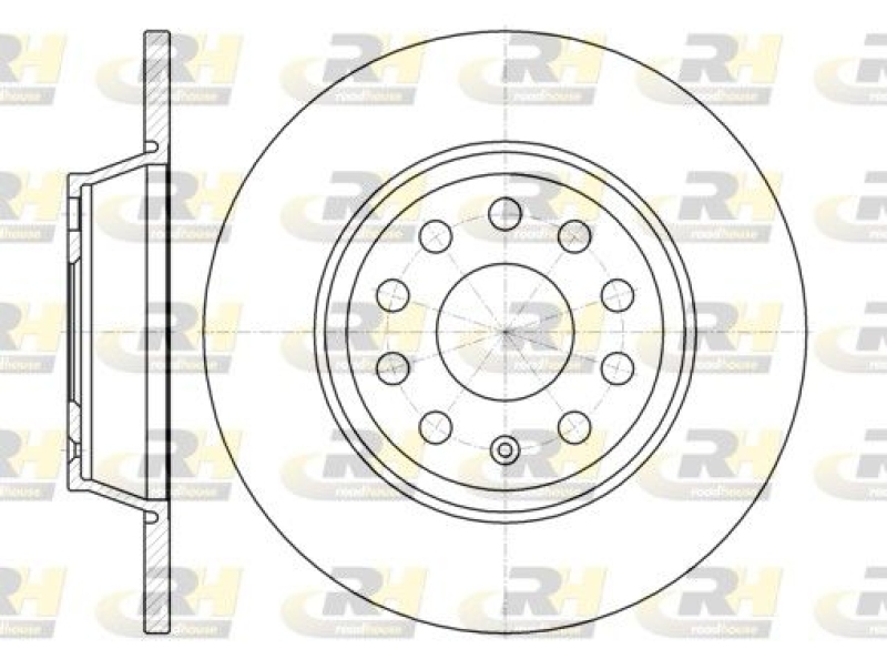 2x ROADHOUSE Bremsscheibe