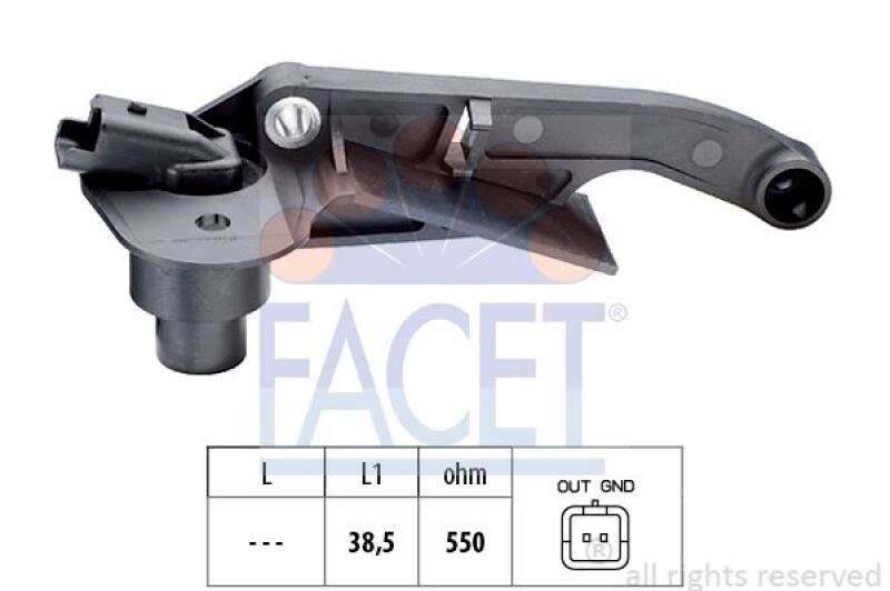 FACET Sensor, crankshaft pulse Made in Italy - OE Equivalent