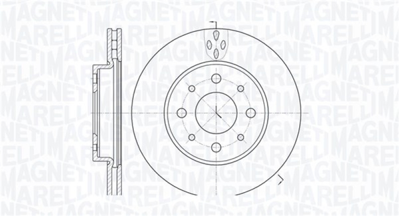 MAGNETI MARELLI Brake Disc