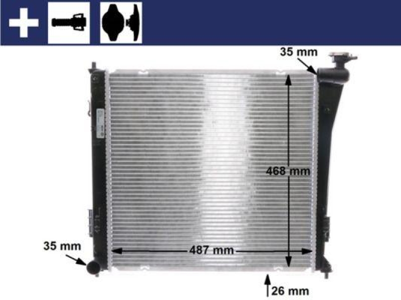 MAHLE Kühler, Motorkühlung BEHR