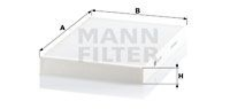 MANN-FILTER Filter, interior air