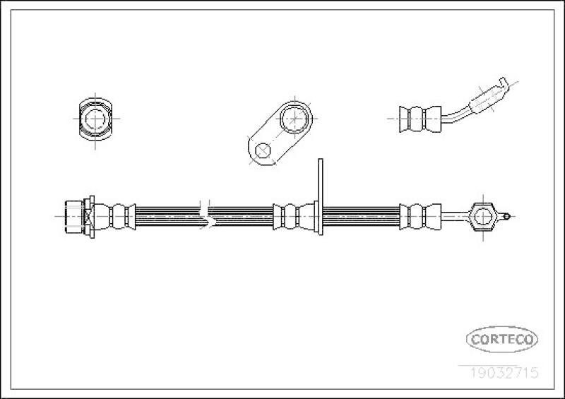 CORTECO Brake Hose