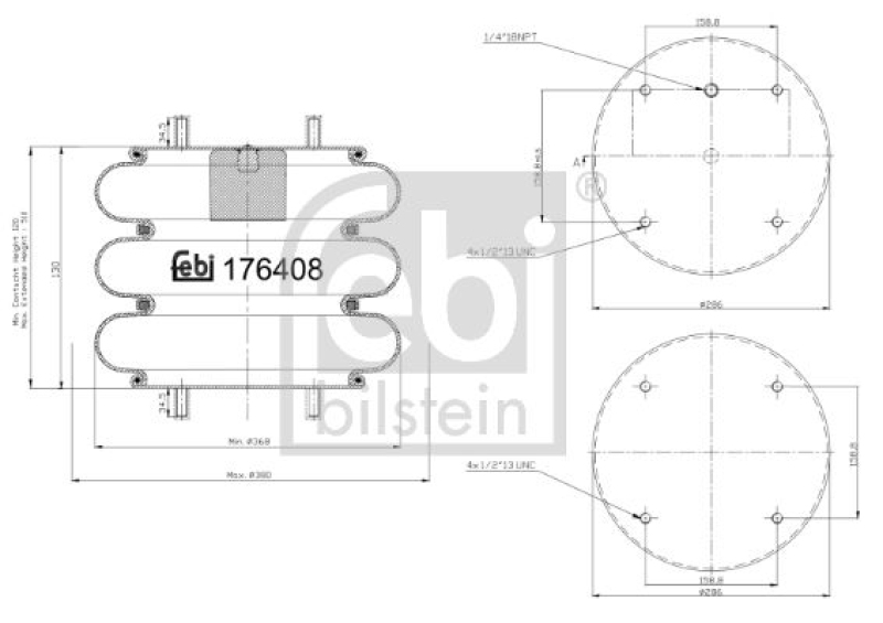 FEBI BILSTEIN Bellow, air suspension