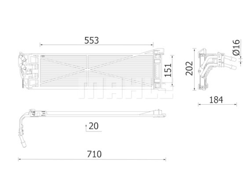 MAHLE Ölkühler, Automatikgetriebe BEHR *** PREMIUM LINE ***