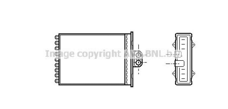 AVA QUALITY COOLING Heat Exchanger, interior heating